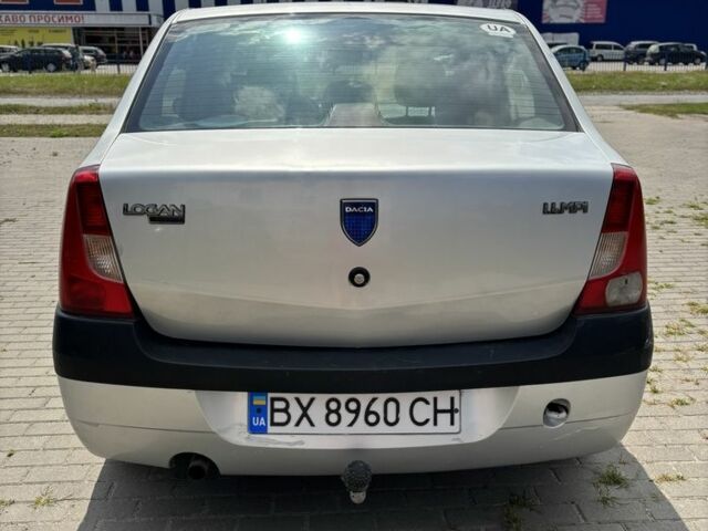 Серый Дачия Логан, объемом двигателя 1.4 л и пробегом 236 тыс. км за 3200 $, фото 4 на Automoto.ua