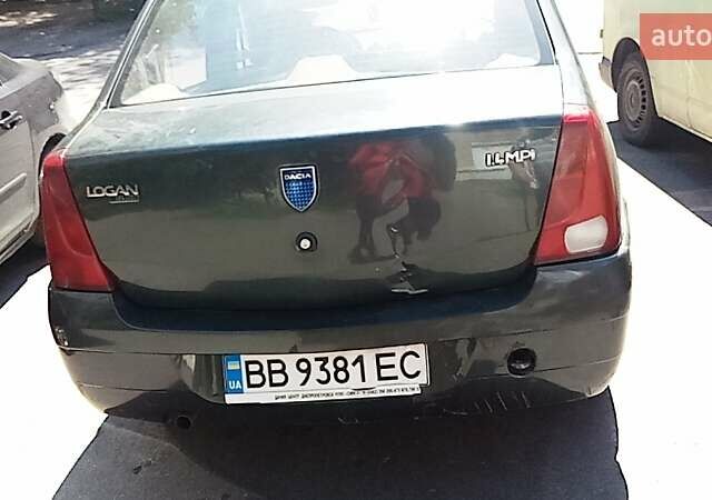 Серый Дачия Логан, объемом двигателя 1.4 л и пробегом 282 тыс. км за 3200 $, фото 1 на Automoto.ua