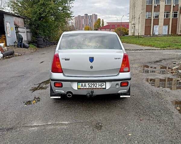 Серый Дачия Логан, объемом двигателя 1.6 л и пробегом 200 тыс. км за 5000 $, фото 17 на Automoto.ua