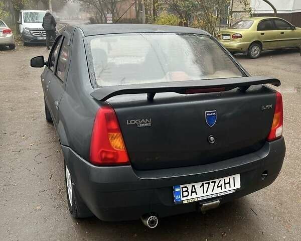 Серый Дачия Логан, объемом двигателя 1.4 л и пробегом 167 тыс. км за 3300 $, фото 1 на Automoto.ua
