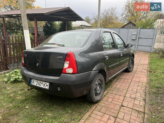 Серый Дачия Логан, объемом двигателя 1.6 л и пробегом 136 тыс. км за 3709 $, фото 4 на Automoto.ua