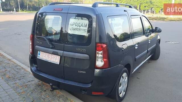 Сірий Дачія Logan, об'ємом двигуна 1.6 л та пробігом 208 тис. км за 6350 $, фото 12 на Automoto.ua