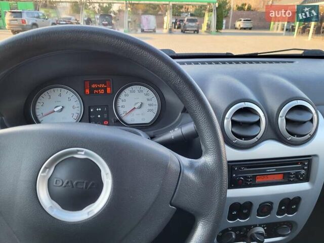 Сірий Дачія Logan, об'ємом двигуна 1.6 л та пробігом 105 тис. км за 6950 $, фото 25 на Automoto.ua
