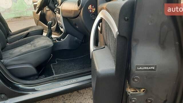 Сірий Дачія Logan, об'ємом двигуна 1.6 л та пробігом 208 тис. км за 6350 $, фото 20 на Automoto.ua