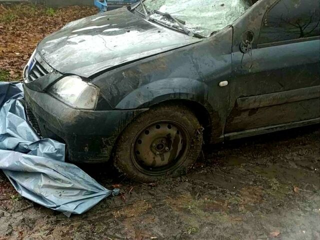 Серый Дачия Логан, объемом двигателя 1.5 л и пробегом 294 тыс. км за 1700 $, фото 2 на Automoto.ua