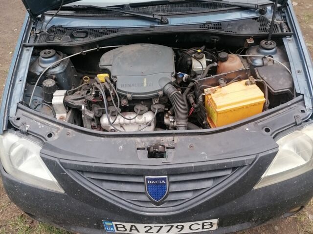 Синий Дачия Логан, объемом двигателя 1.4 л и пробегом 281 тыс. км за 1500 $, фото 4 на Automoto.ua