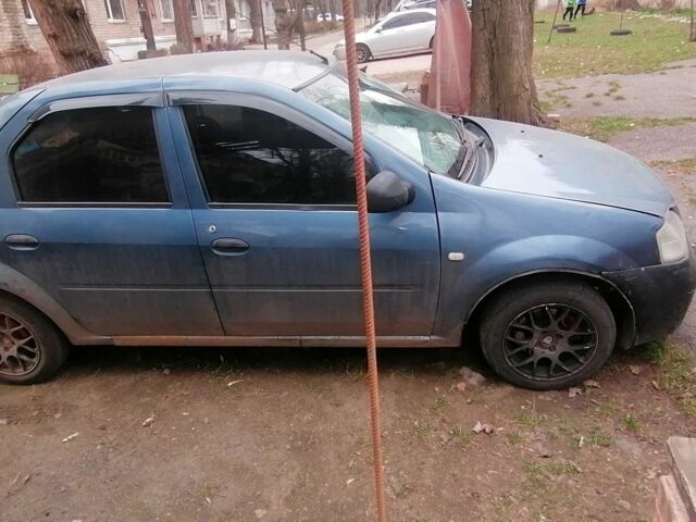 Синий Дачия Логан, объемом двигателя 1.4 л и пробегом 281 тыс. км за 1500 $, фото 3 на Automoto.ua