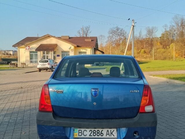Синий Дачия Логан, объемом двигателя 1.4 л и пробегом 164 тыс. км за 1700 $, фото 2 на Automoto.ua