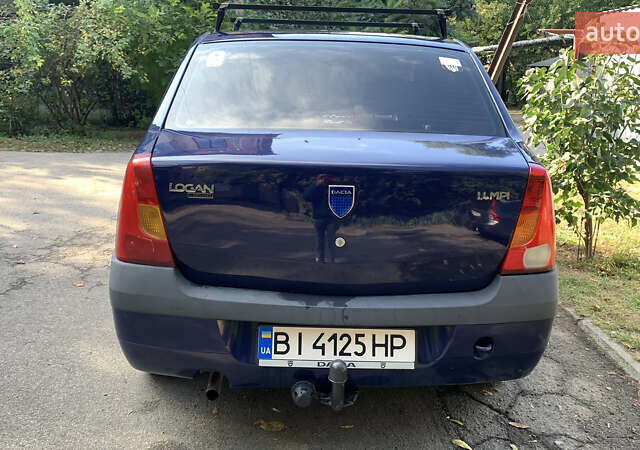 Синий Дачия Логан, объемом двигателя 1.39 л и пробегом 262 тыс. км за 3400 $, фото 4 на Automoto.ua