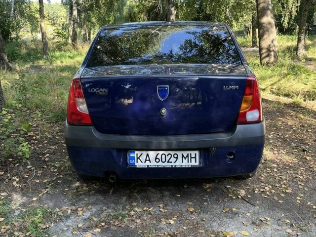 Синий Дачия Логан, объемом двигателя 1.4 л и пробегом 219 тыс. км за 2899 $, фото 4 на Automoto.ua