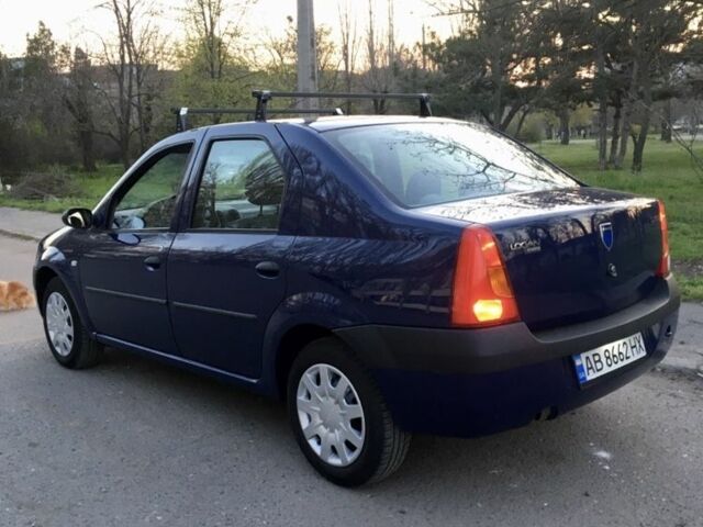 Синий Дачия Логан, объемом двигателя 1.4 л и пробегом 154 тыс. км за 4450 $, фото 2 на Automoto.ua