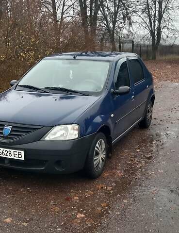 Синий Дачия Логан, объемом двигателя 1.39 л и пробегом 188 тыс. км за 3500 $, фото 1 на Automoto.ua
