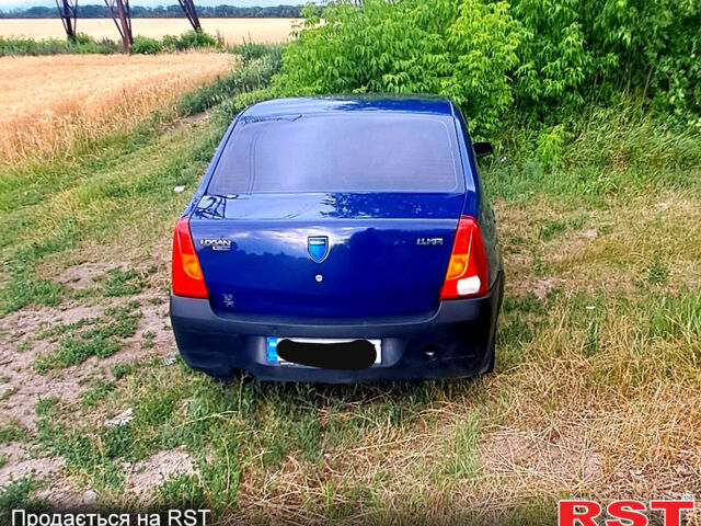 Синий Дачия Логан, объемом двигателя 1.4 л и пробегом 143 тыс. км за 3700 $, фото 1 на Automoto.ua