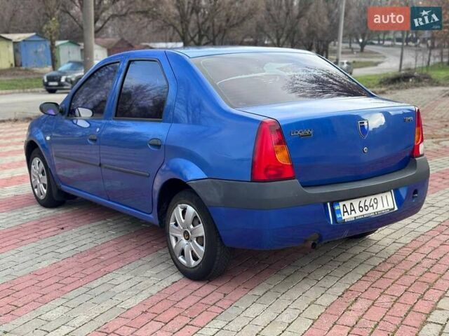 Синій Дачія Logan, об'ємом двигуна 1.6 л та пробігом 250 тис. км за 2200 $, фото 5 на Automoto.ua
