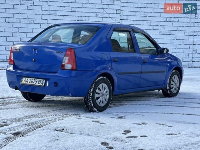 Синий Дачия Логан, объемом двигателя 1.4 л и пробегом 271 тыс. км за 2400 $, фото 5 на Automoto.ua