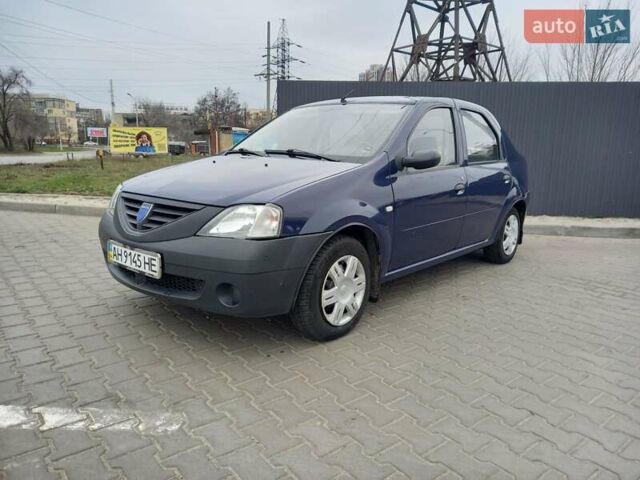 Синий Дачия Логан, объемом двигателя 1.4 л и пробегом 181 тыс. км за 3400 $, фото 1 на Automoto.ua