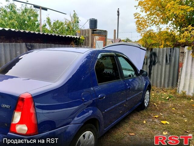 Синий Дачия Логан, объемом двигателя 1.6 л и пробегом 219 тыс. км за 4500 $, фото 1 на Automoto.ua