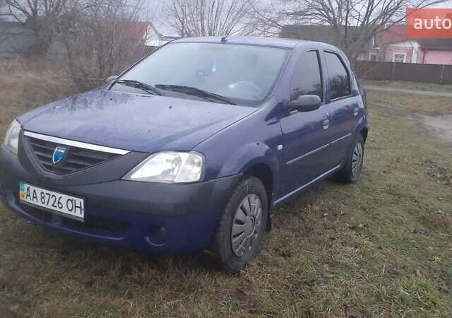 Синий Дачия Логан, объемом двигателя 1.4 л и пробегом 290 тыс. км за 2600 $, фото 2 на Automoto.ua