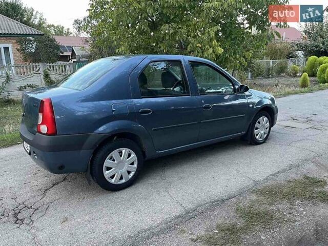 Синий Дачия Логан, объемом двигателя 1.6 л и пробегом 167 тыс. км за 3800 $, фото 12 на Automoto.ua