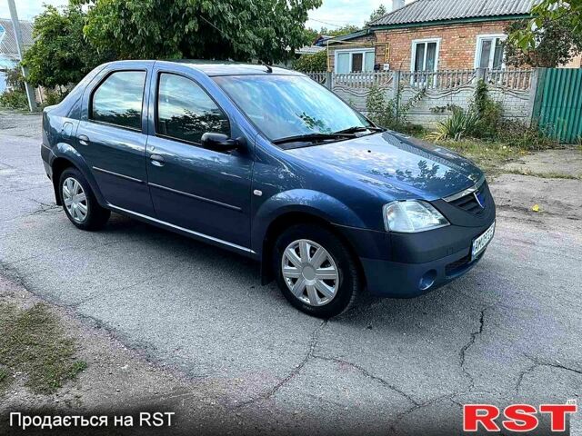 Синий Дачия Логан, объемом двигателя 1.6 л и пробегом 167 тыс. км за 3950 $, фото 1 на Automoto.ua
