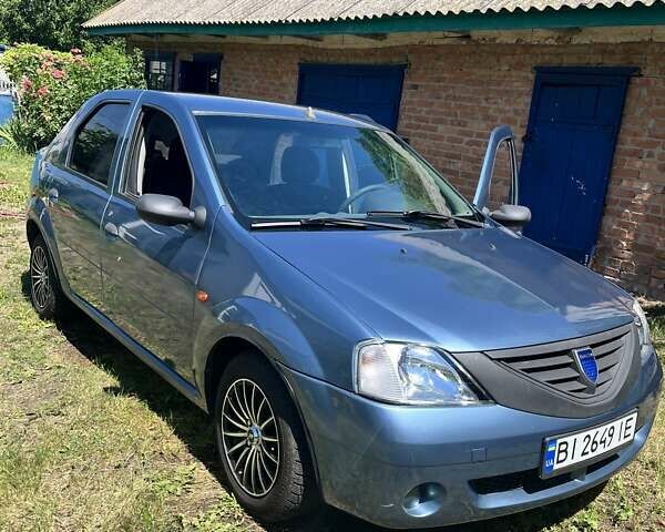 Синий Дачия Логан, объемом двигателя 1.39 л и пробегом 255 тыс. км за 3100 $, фото 4 на Automoto.ua