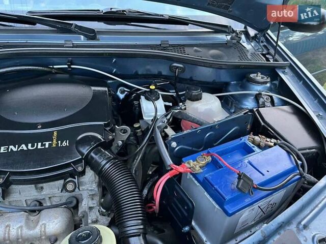 Синий Дачия Логан, объемом двигателя 1.6 л и пробегом 167 тыс. км за 3800 $, фото 4 на Automoto.ua