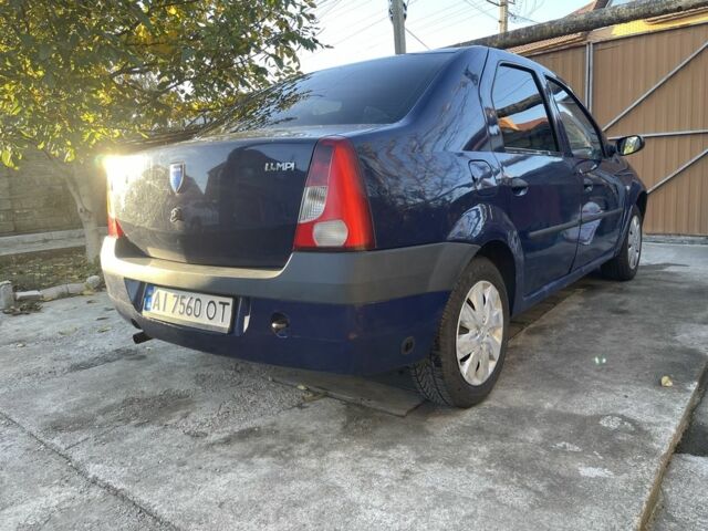 Дачия Логан 2007 в Одессе на Automoto.ua Синий Дачия Логан, объемом двигателя 1.4 л и пробегом 310 тыс. км за 2100 $, фото 2 на Automoto.ua