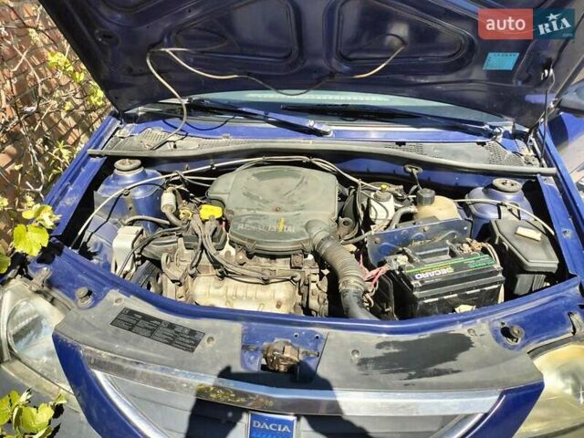 Синий Дачия Логан, объемом двигателя 1.39 л и пробегом 530 тыс. км за 2600 $, фото 1 на Automoto.ua