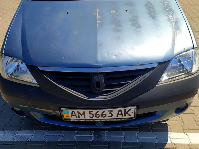 Синий Дачия Логан, объемом двигателя 1.4 л и пробегом 214 тыс. км за 2800 $, фото 4 на Automoto.ua