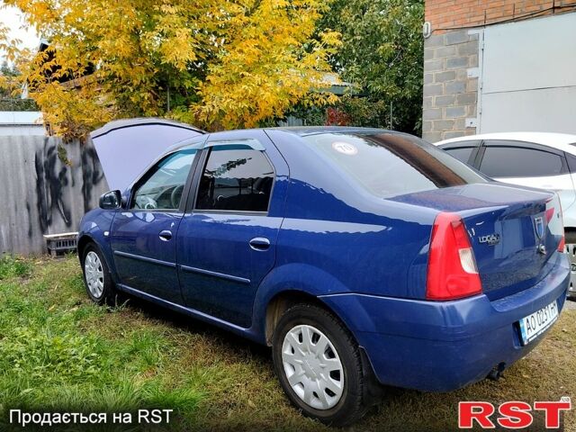 Синий Дачия Логан, объемом двигателя 1.6 л и пробегом 219 тыс. км за 4500 $, фото 2 на Automoto.ua