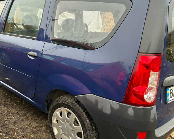 Синий Дачия Логан, объемом двигателя 1.4 л и пробегом 240 тыс. км за 3200 $, фото 5 на Automoto.ua