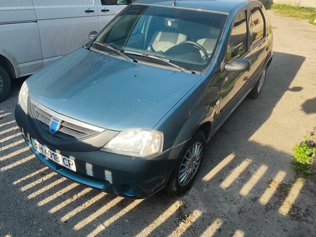 Синий Дачия Логан, объемом двигателя 1.4 л и пробегом 200 тыс. км за 3500 $, фото 1 на Automoto.ua