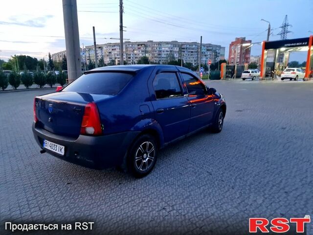 Синий Дачия Логан, объемом двигателя 1.4 л и пробегом 187 тыс. км за 2700 $, фото 4 на Automoto.ua