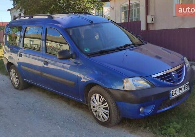 Синий Дачия Логан, объемом двигателя 1.6 л и пробегом 168 тыс. км за 4600 $, фото 1 на Automoto.ua