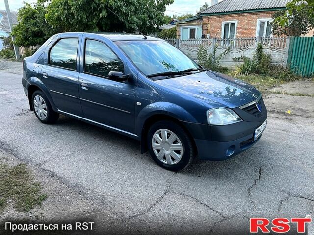 Синий Дачия Логан, объемом двигателя 1.6 л и пробегом 158 тыс. км за 3900 $, фото 1 на Automoto.ua