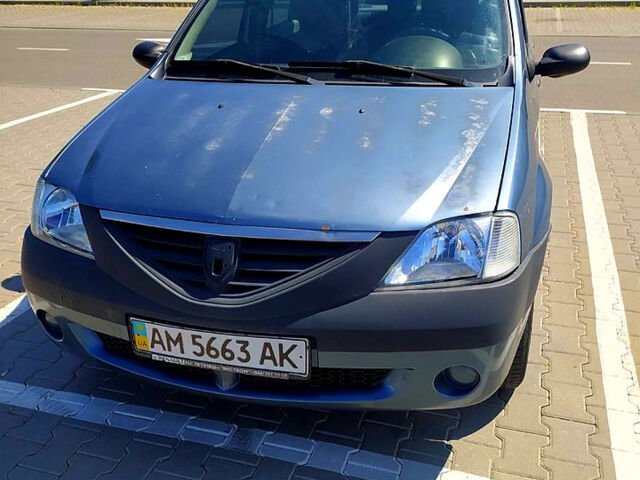 Синий Дачия Логан, объемом двигателя 1.4 л и пробегом 214 тыс. км за 2800 $, фото 2 на Automoto.ua