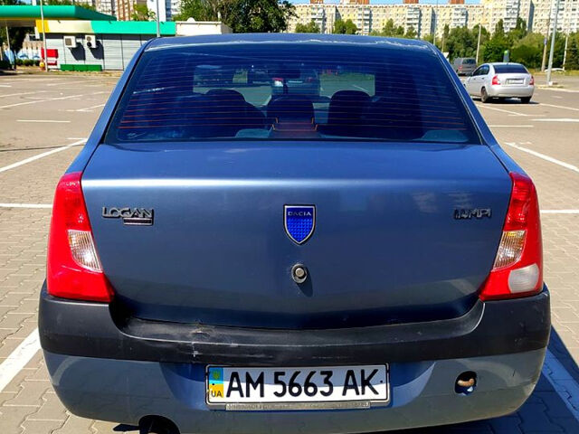 Синий Дачия Логан, объемом двигателя 1.4 л и пробегом 214 тыс. км за 2800 $, фото 1 на Automoto.ua