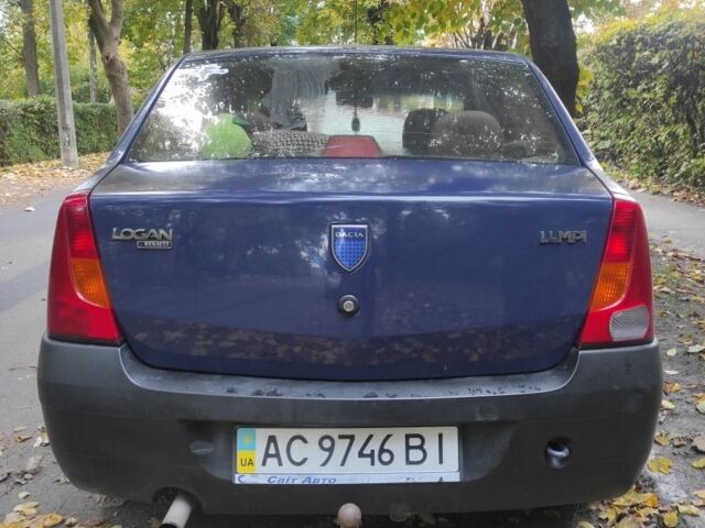 Синій Дачія Logan, об'ємом двигуна 1.4 л та пробігом 186 тис. км за 3300 $, фото 4 на Automoto.ua