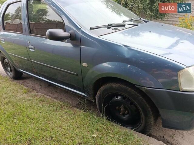 Синий Дачия Логан, объемом двигателя 1.4 л и пробегом 205 тыс. км за 3300 $, фото 2 на Automoto.ua