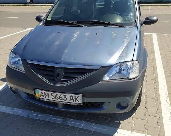 Синій Дачія Logan, об'ємом двигуна 1.4 л та пробігом 214 тис. км за 2600 $, фото 1 на Automoto.ua