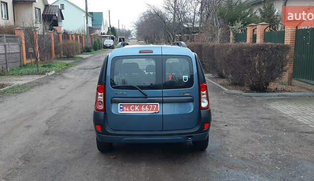 Синій Дачія Logan, об'ємом двигуна 1.6 л та пробігом 245 тис. км за 5650 $, фото 16 на Automoto.ua