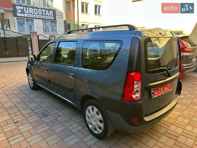 Синий Дачия Логан, объемом двигателя 1.6 л и пробегом 243 тыс. км за 4999 $, фото 7 на Automoto.ua