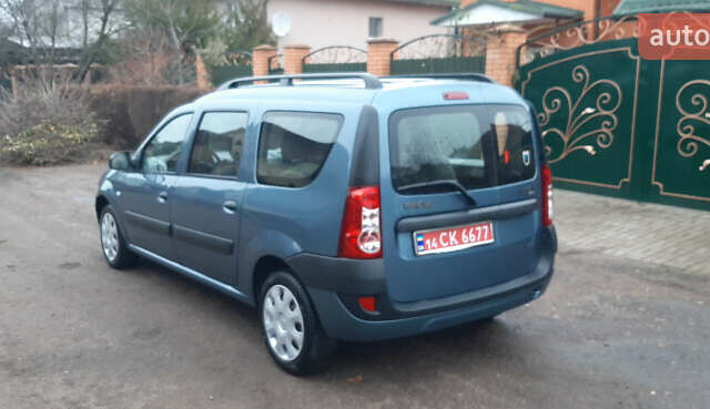 Синій Дачія Logan, об'ємом двигуна 1.6 л та пробігом 245 тис. км за 5650 $, фото 1 на Automoto.ua