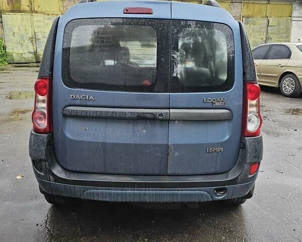 Синий Дачия Логан, объемом двигателя 1.6 л и пробегом 200 тыс. км за 1200 $, фото 2 на Automoto.ua