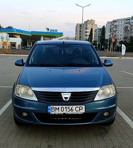 Синий Дачия Логан, объемом двигателя 1.6 л и пробегом 217 тыс. км за 4700 $, фото 5 на Automoto.ua