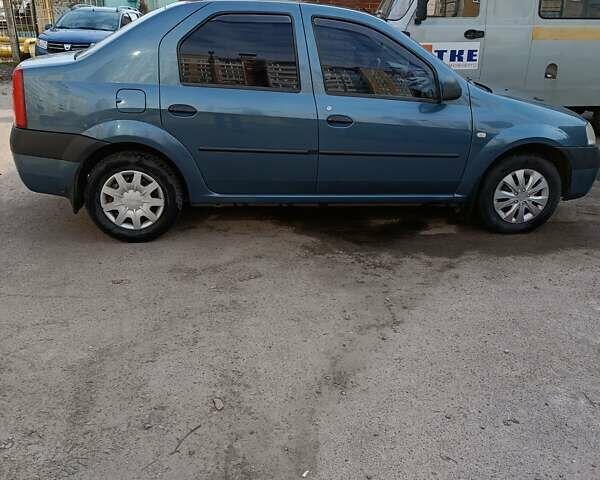 Синий Дачия Логан, объемом двигателя 1.39 л и пробегом 230 тыс. км за 3350 $, фото 1 на Automoto.ua