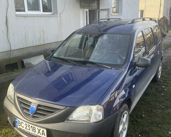 Синий Дачия Логан, объемом двигателя 1.39 л и пробегом 241 тыс. км за 4499 $, фото 1 на Automoto.ua