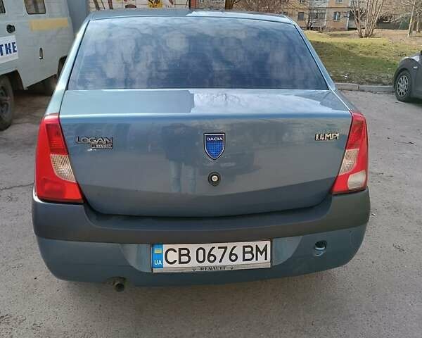 Синий Дачия Логан, объемом двигателя 1.39 л и пробегом 230 тыс. км за 3350 $, фото 2 на Automoto.ua