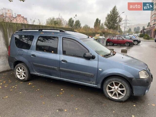 Дачия Логан 2008 в Софіївська Борщагівка на Automoto.ua Синий Дачия Логан, объемом двигателя 1.6 л и пробегом 296 тыс. км за 2800 $, фото 1 на Automoto.ua