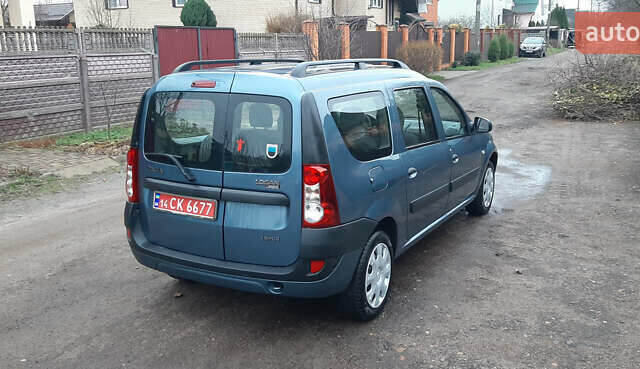 Синій Дачія Logan, об'ємом двигуна 1.6 л та пробігом 245 тис. км за 5650 $, фото 14 на Automoto.ua